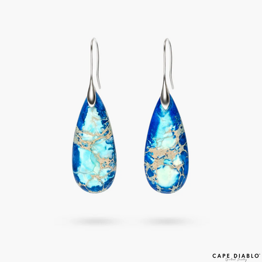 Intense Ocean Energy Earrings