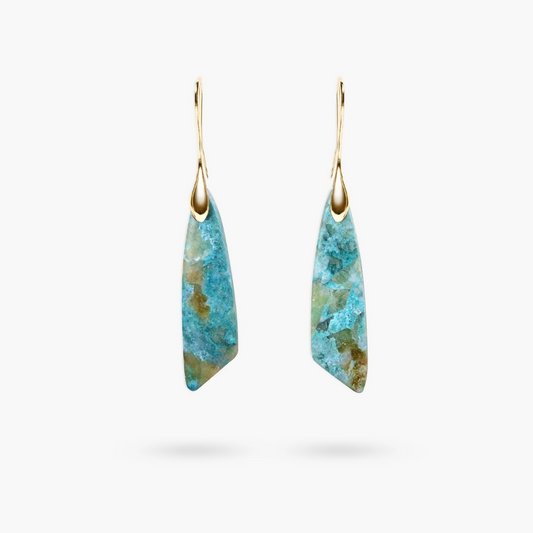 Heavenly Amazonite Hook Earrings